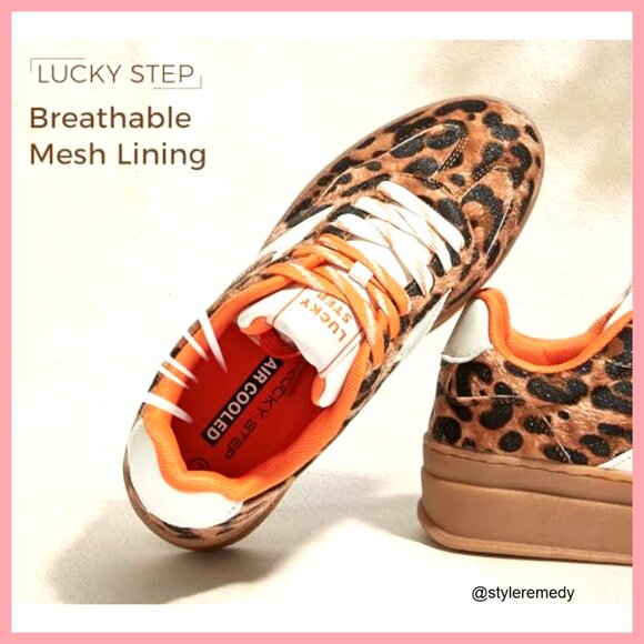 Platform Retro Sneakers with Thick Sole, Dual Laces, Slip-Resistant - Picture 6 of 7